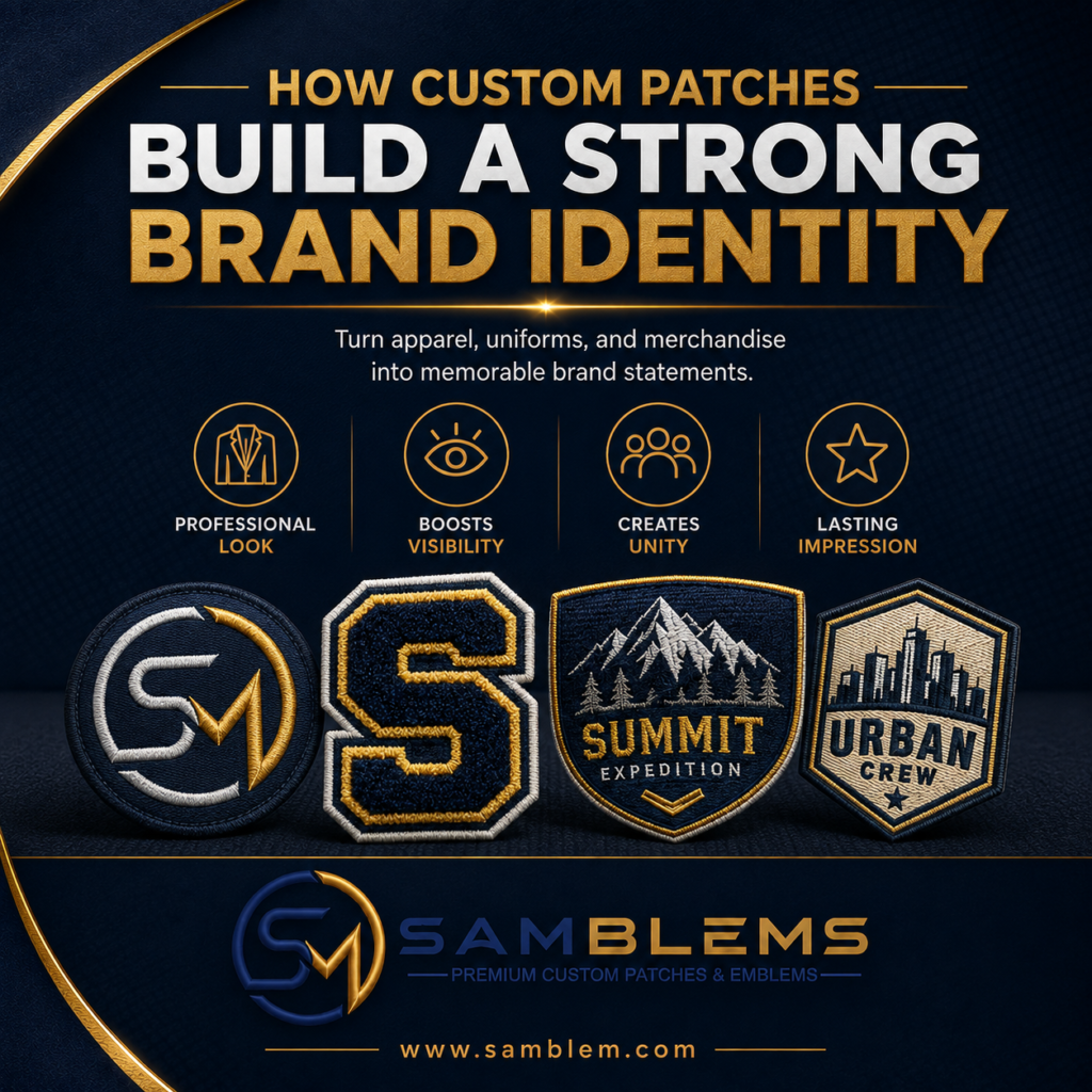 How Custom Patches Help Build a Strong Brand Identity