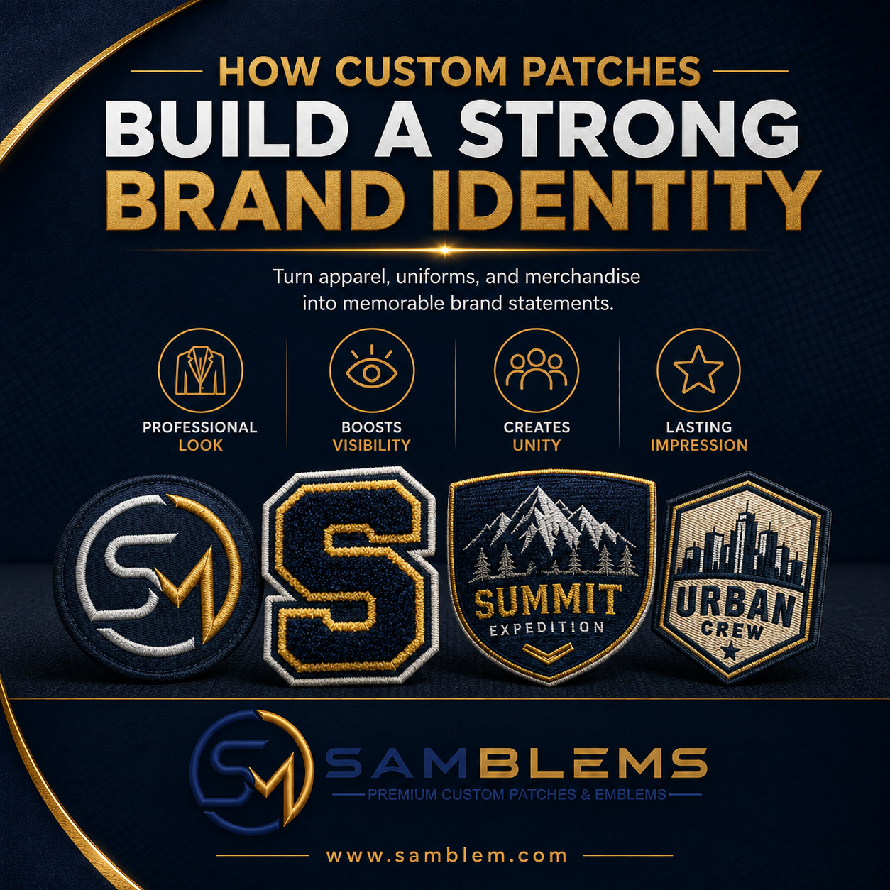 How Custom Patches Help Build a Strong Brand Identity